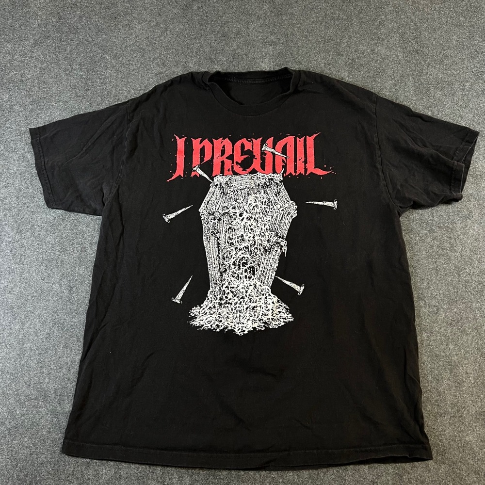 I Prevail Summer of Loud Tour Band Tee Black Graphic T-Shirt Mens XL
